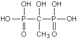 羟基乙叉二膦酸(HEDP)结构式